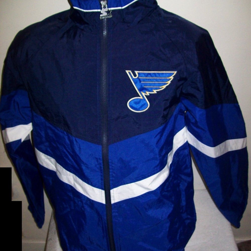 ST. LOUIS BLUES STARTER Water Resistant Nylon JACKET